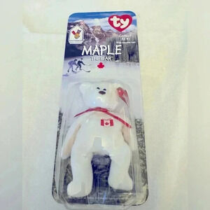 Ty Beanie Babies Canada Maple the Bear McDonald’s 1997